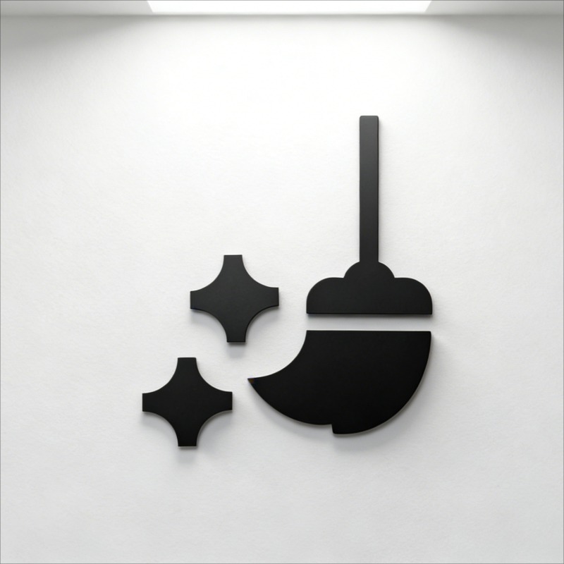 Tech Room Accessories - Samoprzylepna tabliczka 3D z akrylu do
