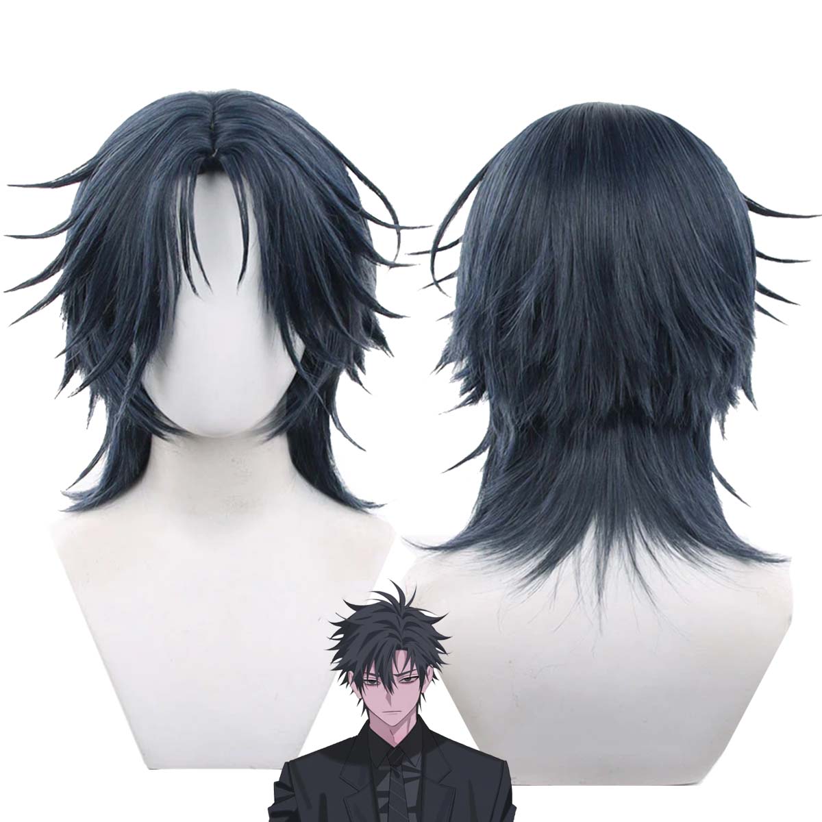 Tech Accessories For Men - Męska peruka cosplayowa Anime Link Click