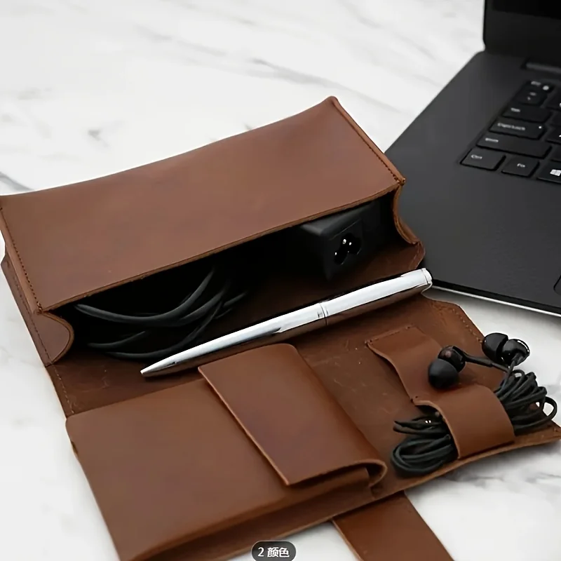 Tech Accessories Travel Case - Organizer z PU skóry z wieloma