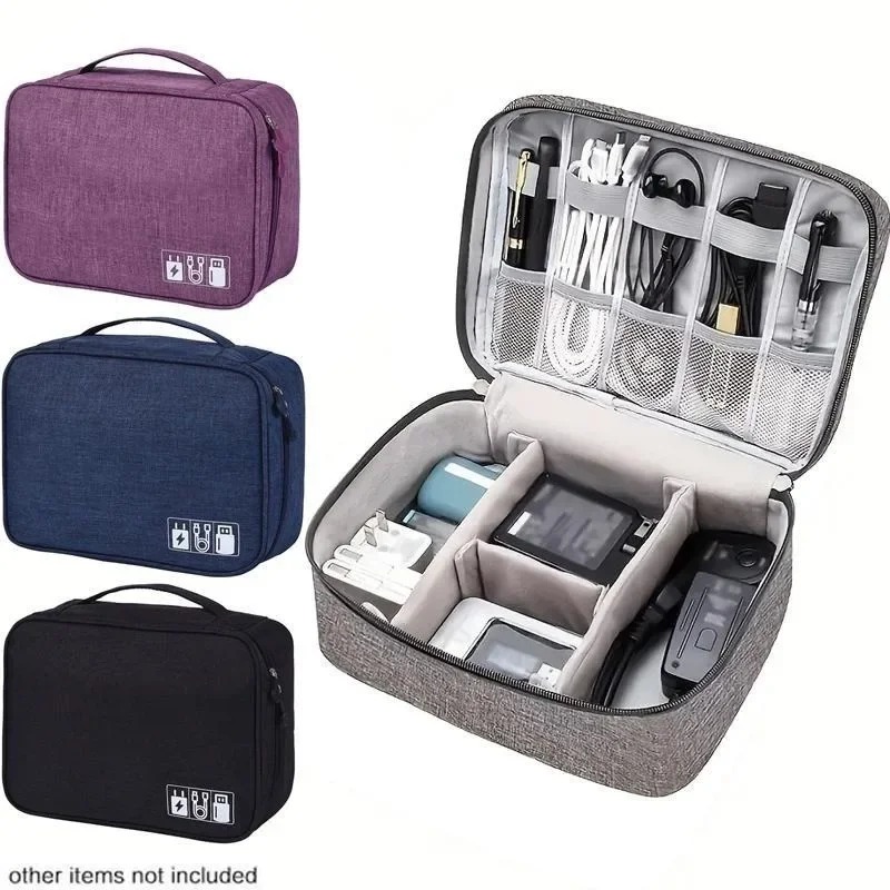 Tech Accessories Storage - Organizer na elektronikę, wodoodporny futerał podróżny,