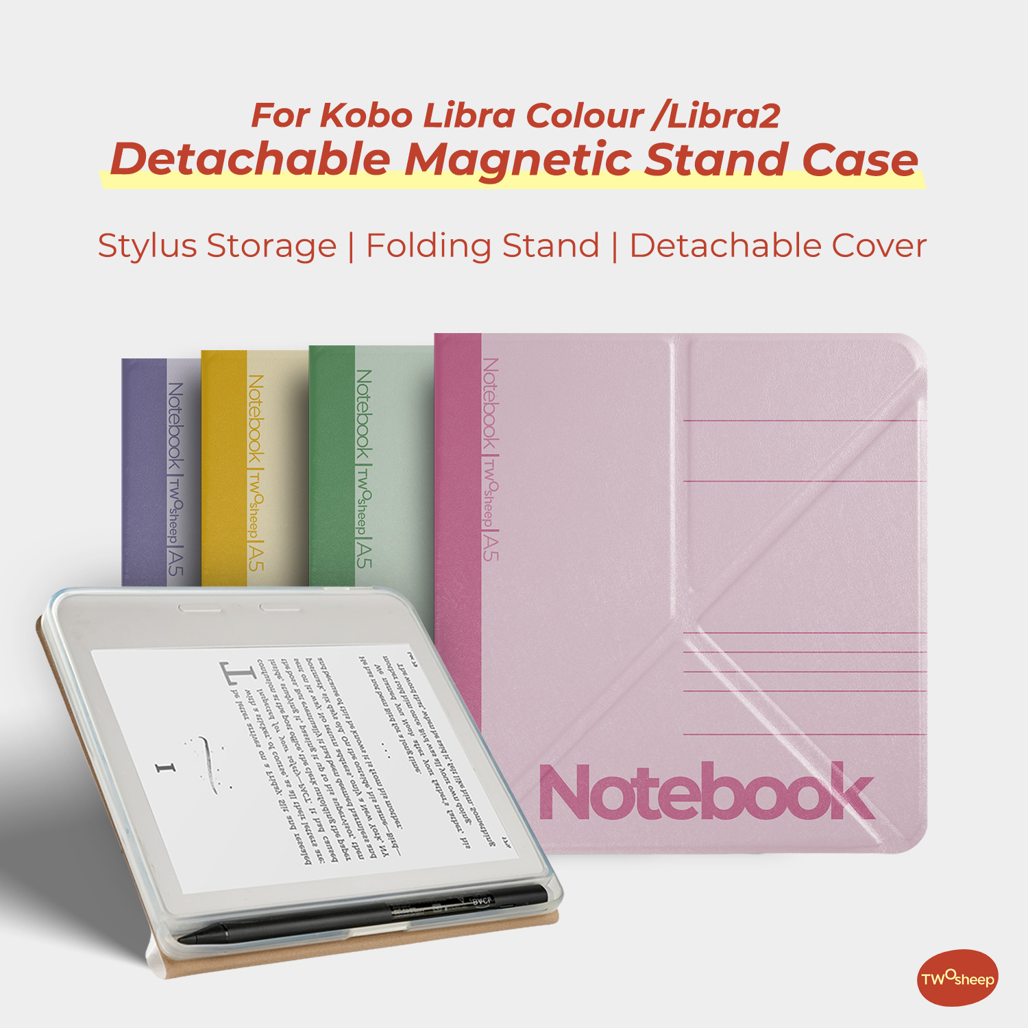 Pen Holder Magnetic - Etui magnetyczne Twosheep Campus z odłączaną