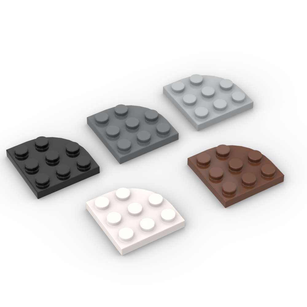 Tech Accessories For Kids - MOC 10PCS 30357 Okrągły narożnik 3x3