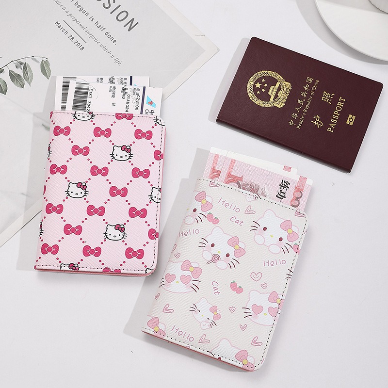 Tech Accessories Travel - Etui na paszport Hello Kitty dla