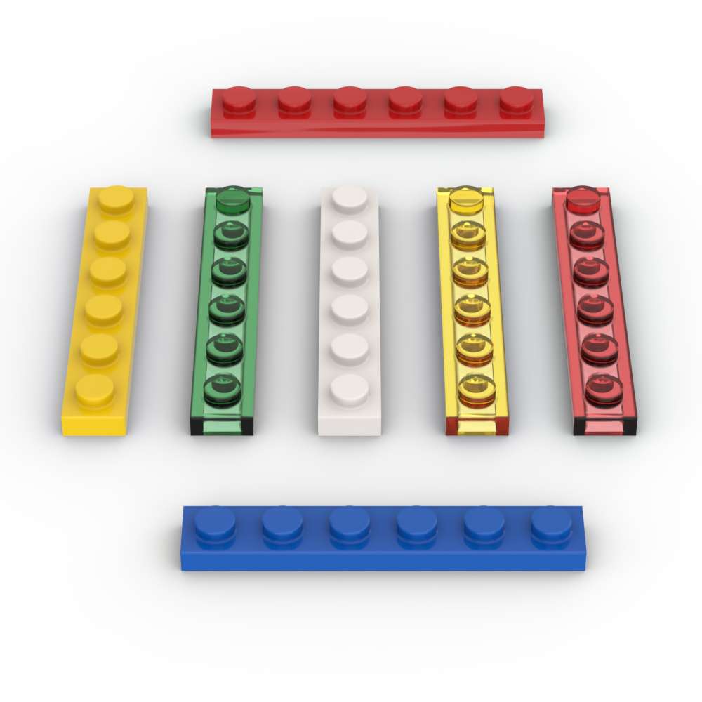 MOC 10PCS Plate 3666 1X6 Build – Tech Accessories For Kids recenzja i cena