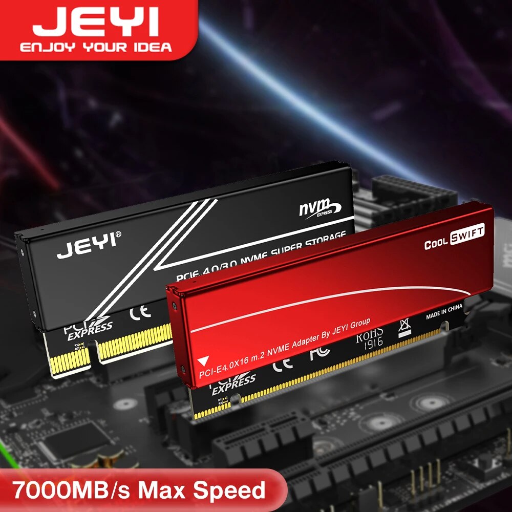 JEYI M.2 NVME do PCIE 4.0 X16  – Samsung Ssd 980 Pro recenzja i cena