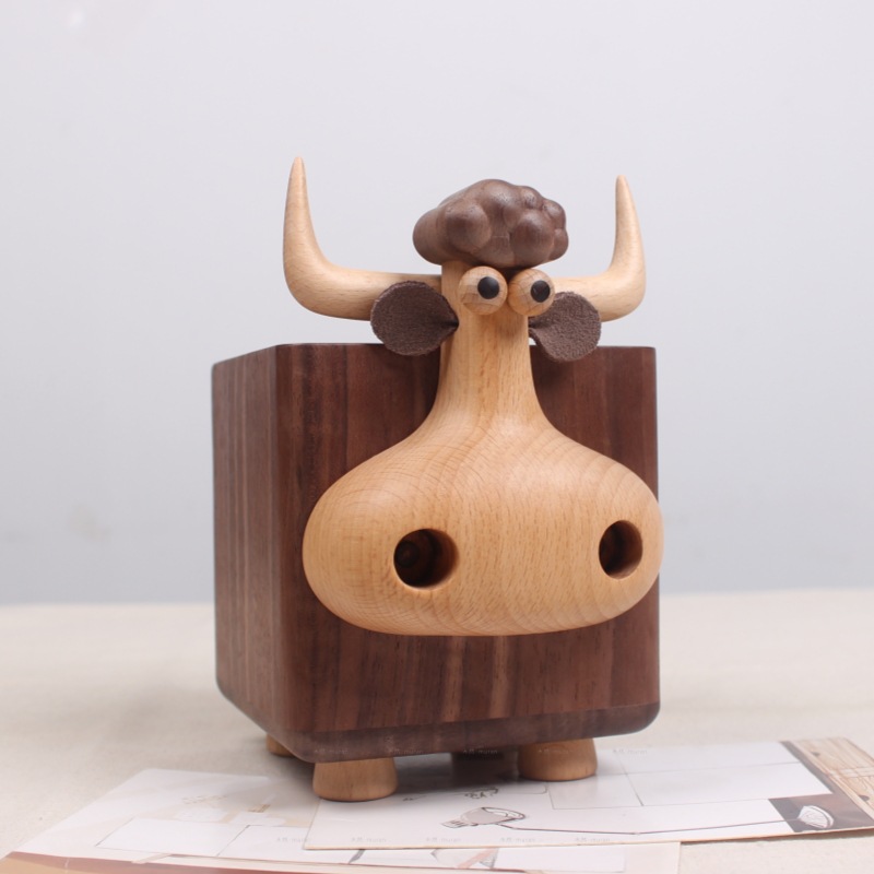 Uroczy drewniany pojemnik na d – Pen Holder Magnetic recenzja i cena