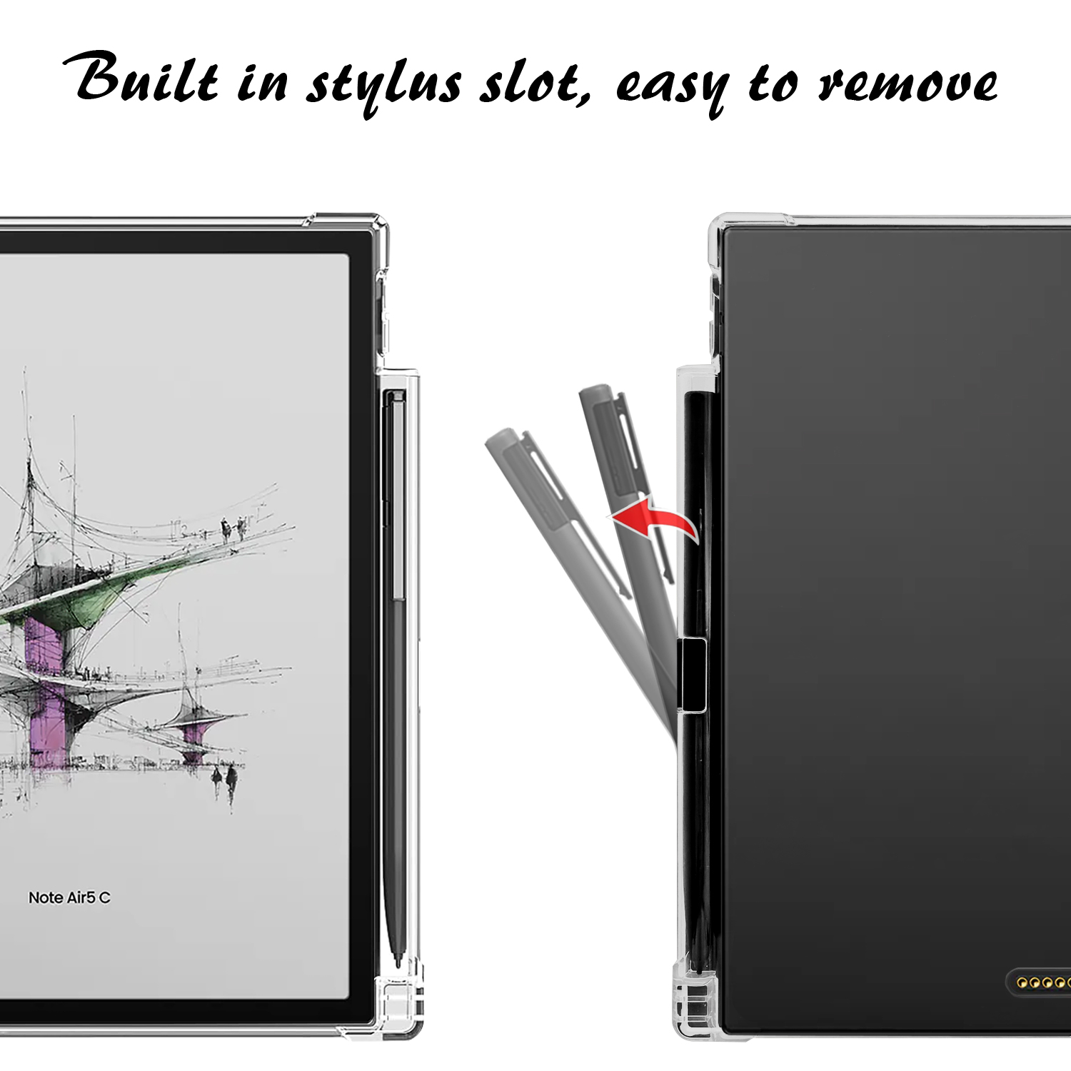 Przezroczyste etui TPU na Boox – Pen Holder Magnetic recenzja i cena