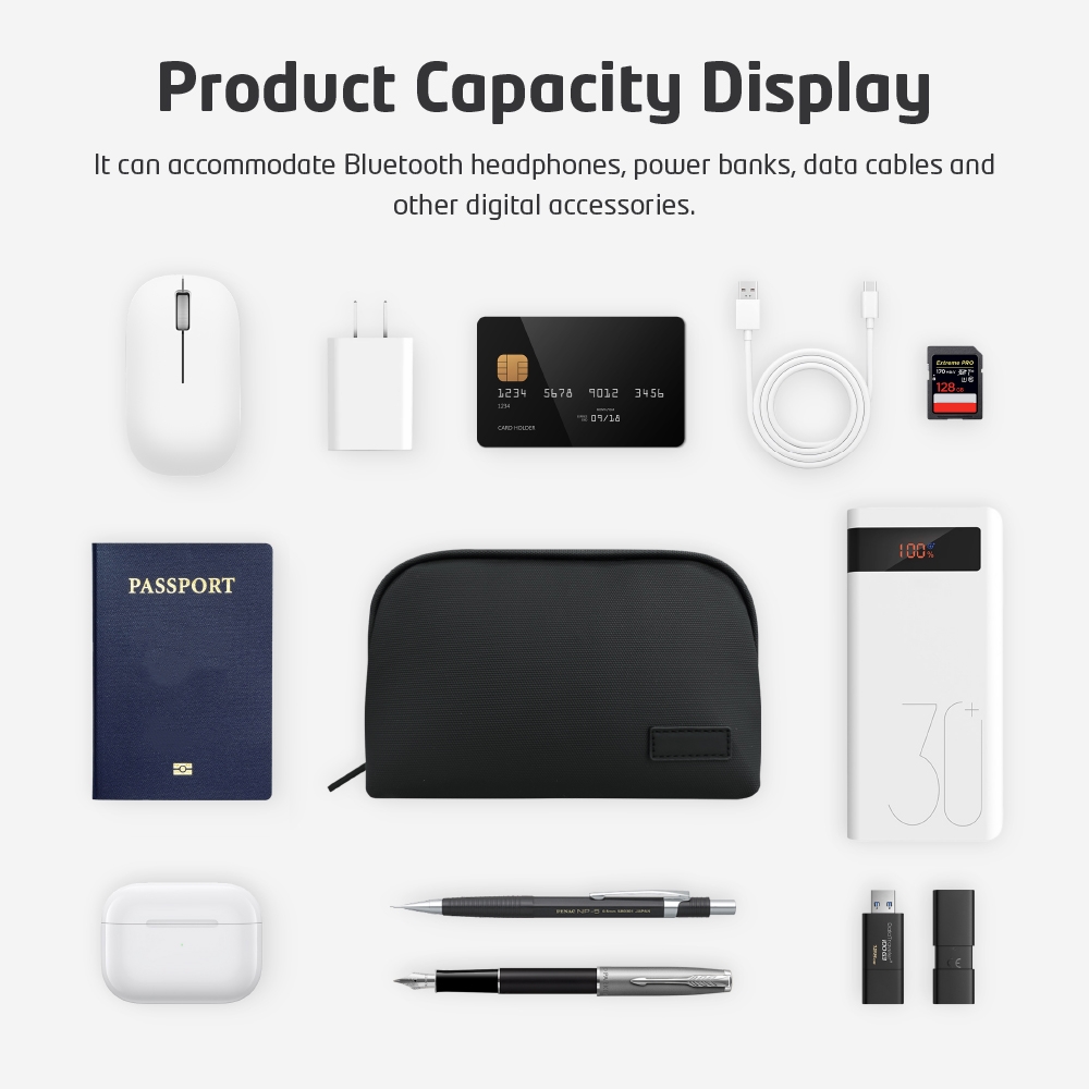 Lekka, wodoodporna torba techn – Tech Accessories Storage recenzja i cena