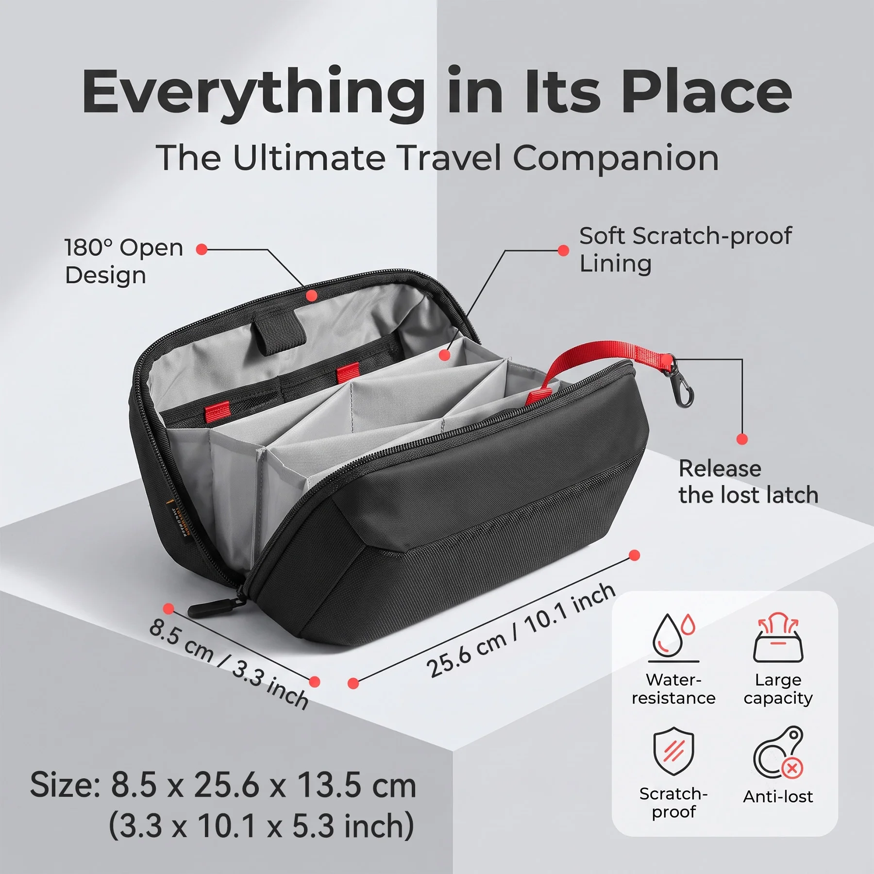 Organizer na akcesoria podróżn – Tech Accessories Storage recenzja i cena
