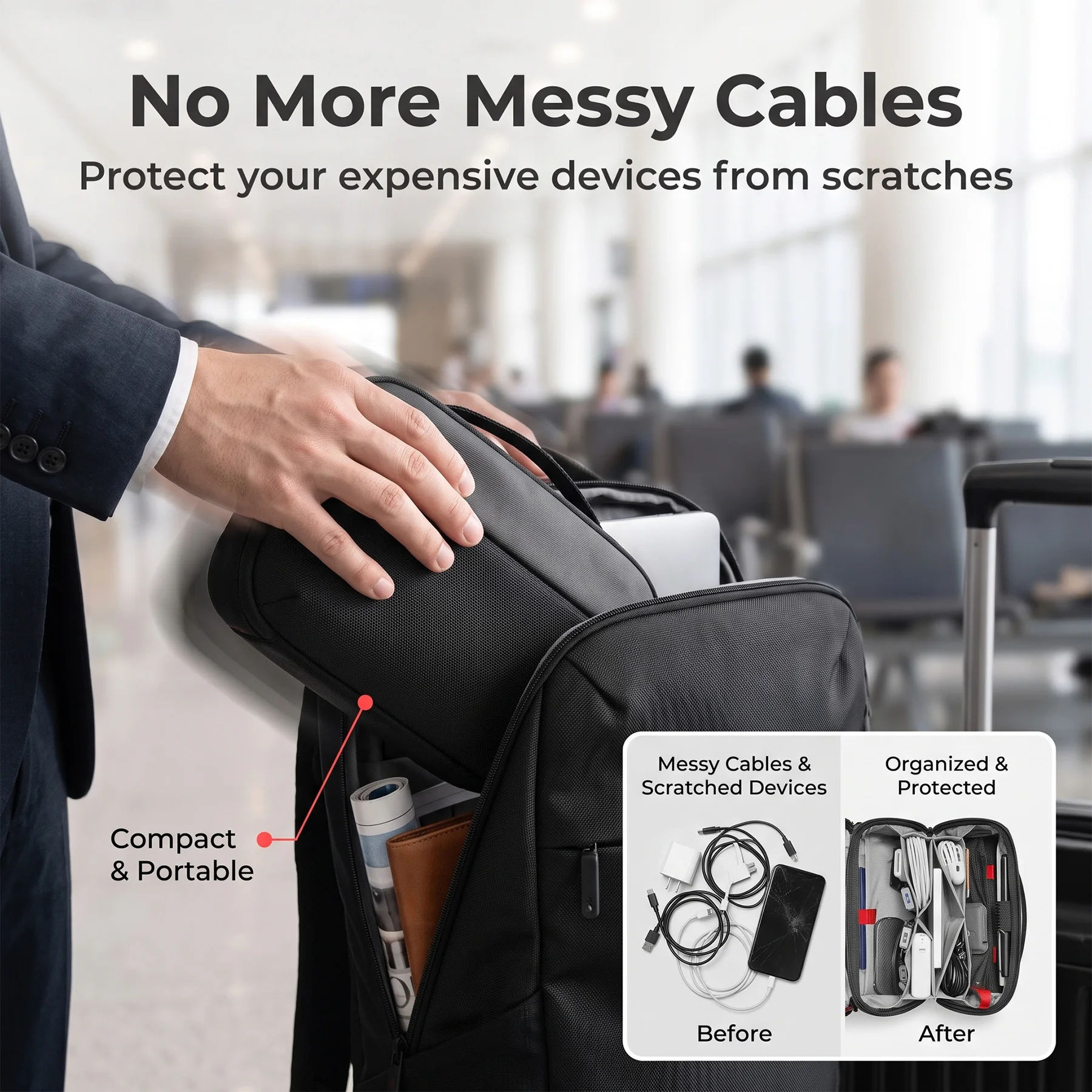 Organizer na akcesoria podróżn – Tech Accessories Storage recenzja i cena
