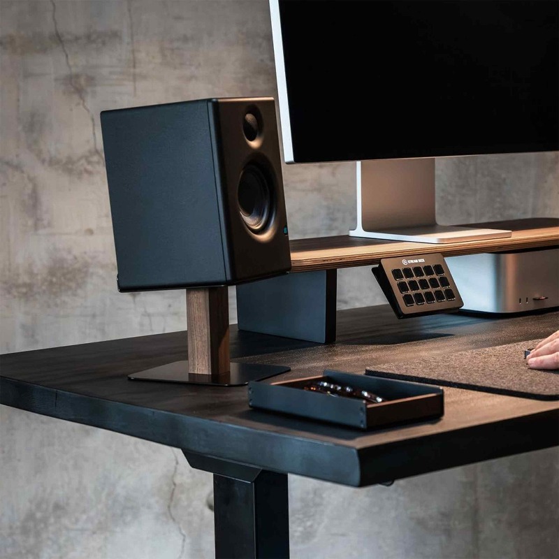 Stojak na głośniki z czarnego  – Tech Room Accessories recenzja i cena