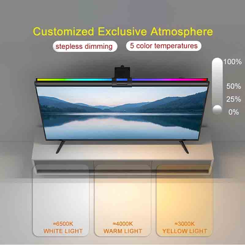 Światło RGB 60/80cm, oświetlen – Monitor Light Bar recenzja i cena