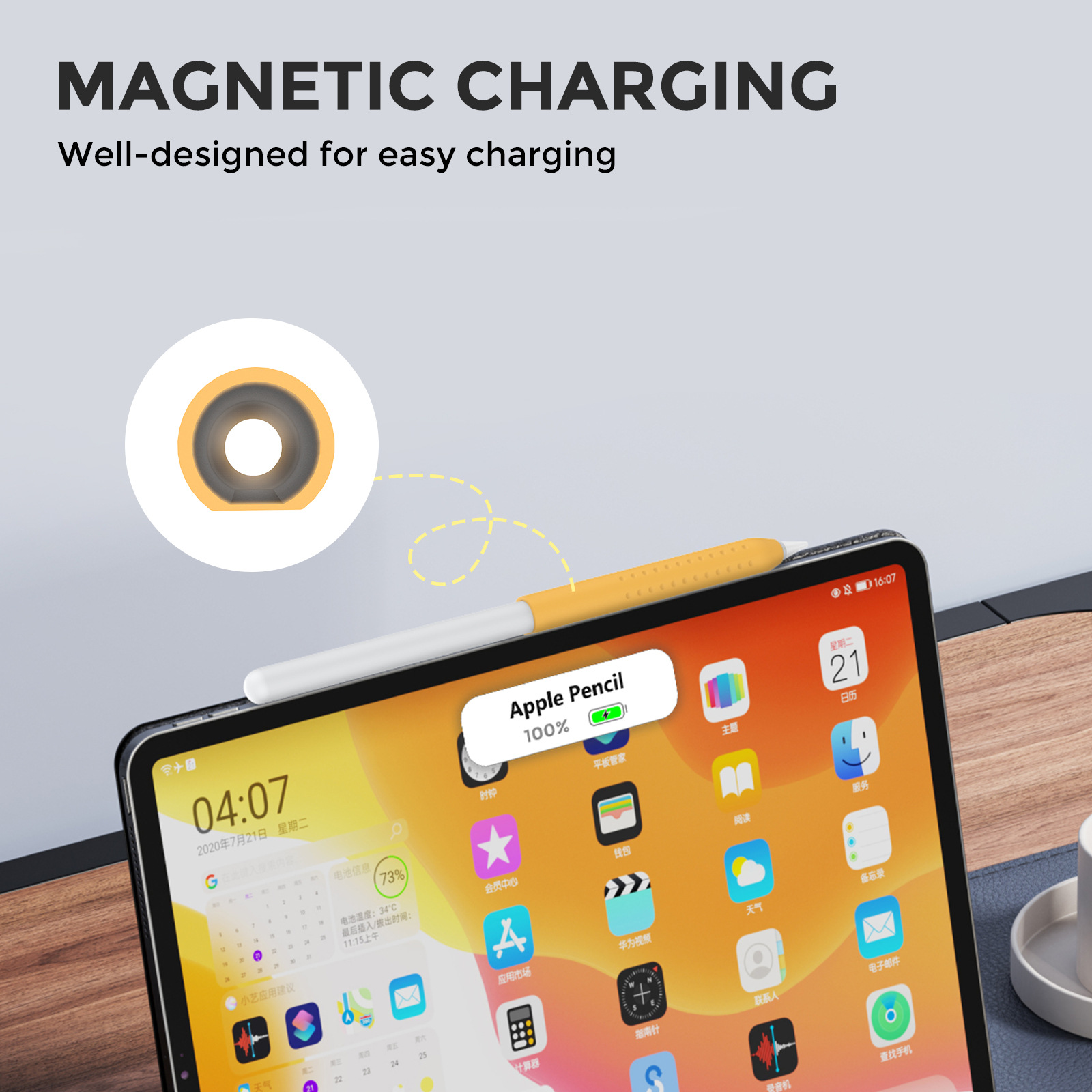 1PC Pokrowiec na rysik do Appl – Pen Holder Magnetic recenzja i cena