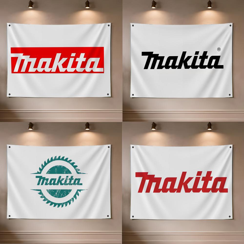 Flagi z logo narzędzi Makita d – Tech Room Accessories recenzja i cena