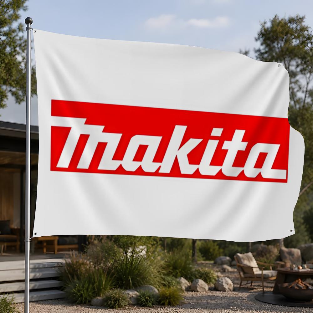 Flagi z logo narzędzi Makita d – Tech Room Accessories recenzja i cena