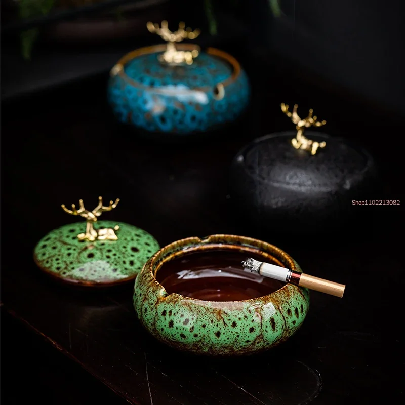 Okrągła ceramiczna popielniczk – Tech Room Accessories recenzja i cena