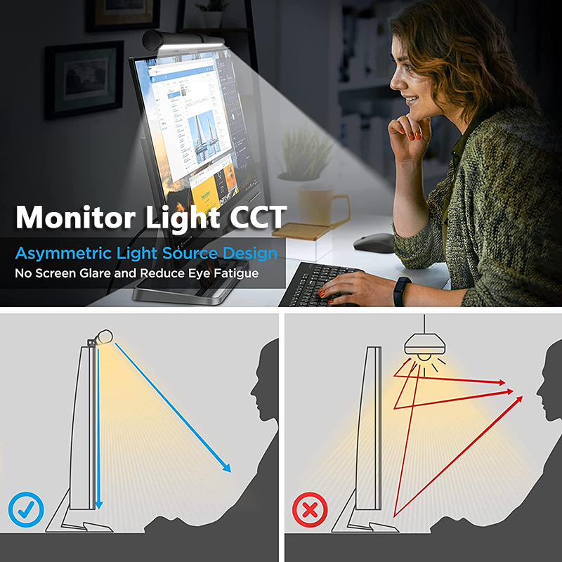 Lampa stołowa RGB 40 cm, lampk – Monitor Light Bar recenzja i cena